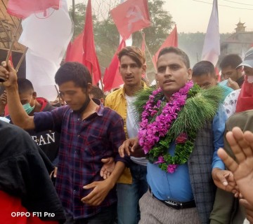 आठबीसकोटमा माओवादीका रवि र धनकुमारीको उम्मेदवारी