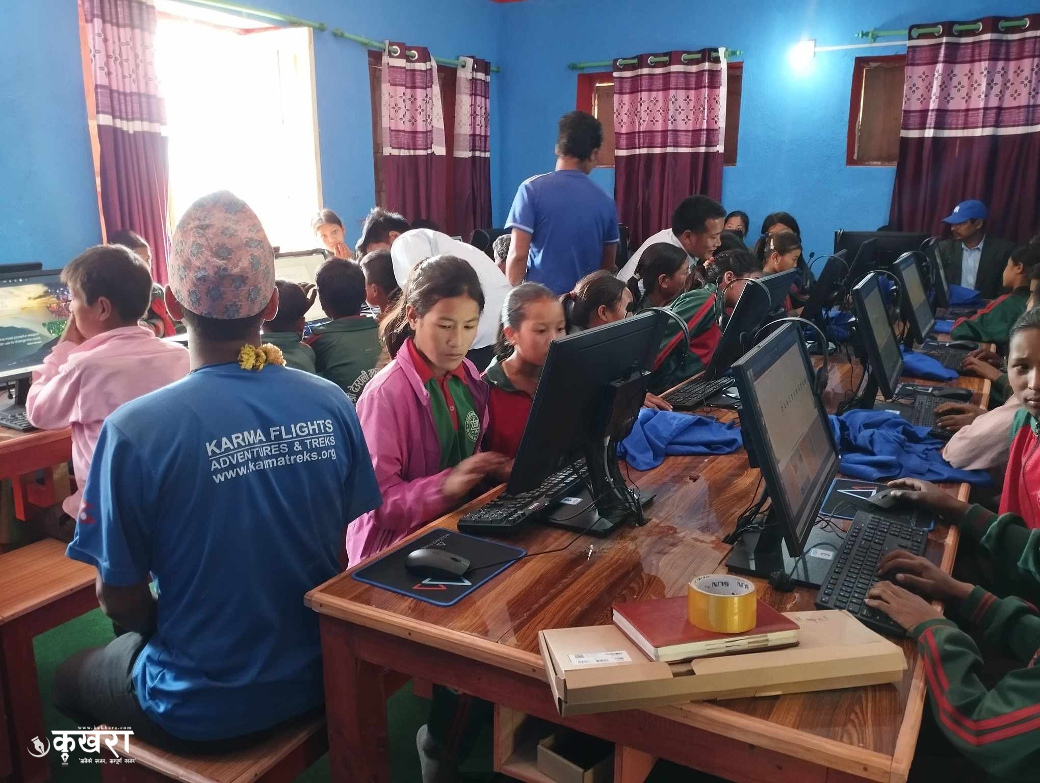 देउराली माविमा कम्प्युटर ल्याब स्थापना, पुथा माविका विद्यार्थीलाई छात्रवृत्ति