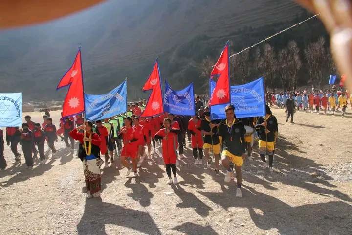 भूमे गाउँपालिकामा छैटौँ  राष्ट्रपति रनिङ शिल्ड सुरु